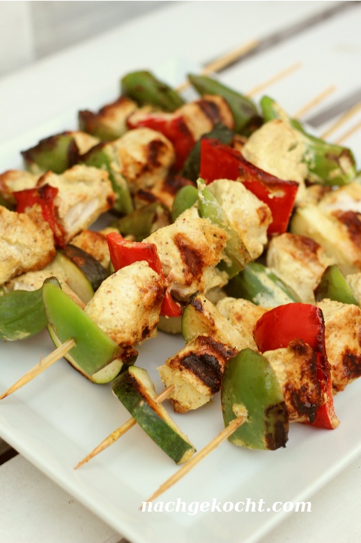 tandoori hähnchen spiess