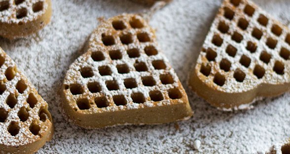 Waffeln aus dem Ofen