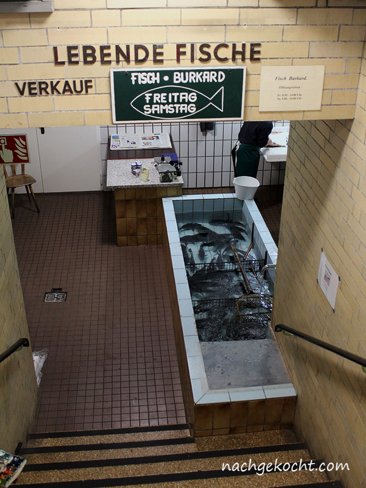 Kleinmarkt Halle Fischverkauf