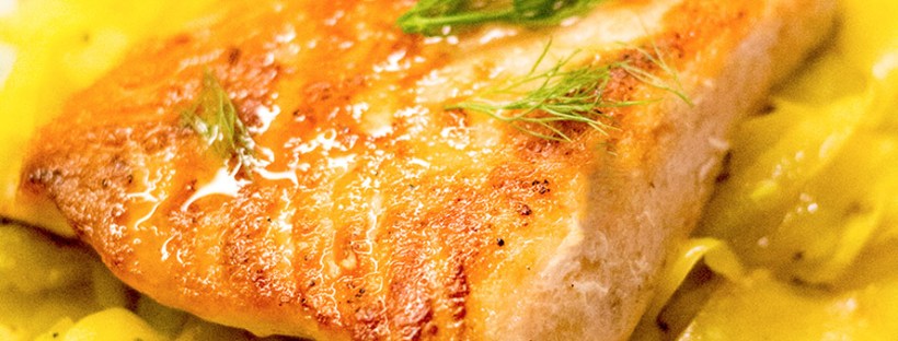 Safran Fenchel mit Lachs