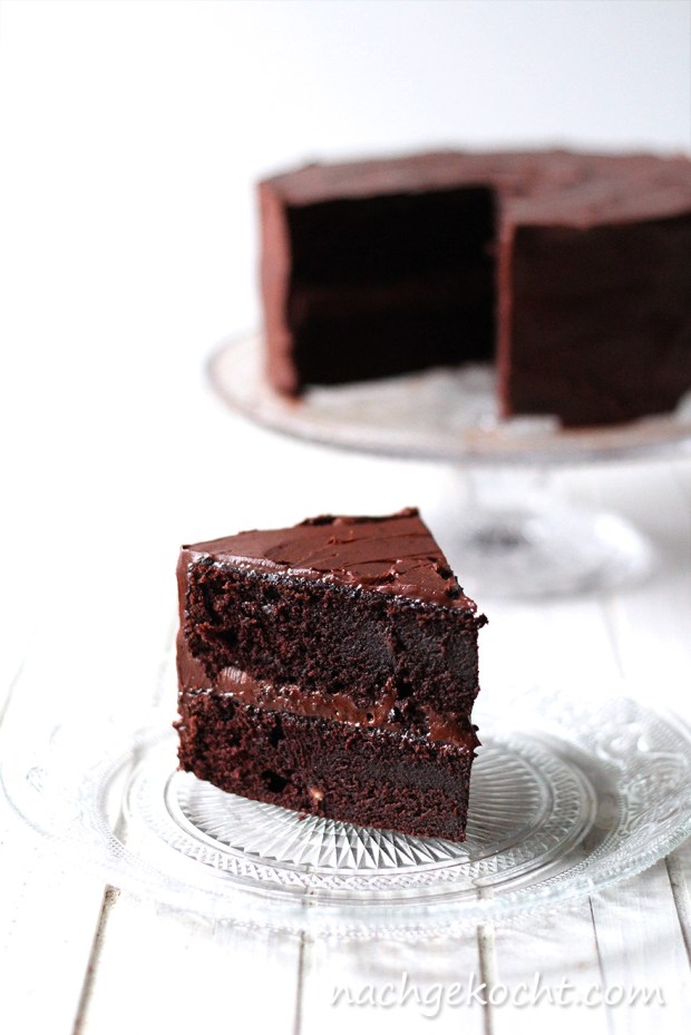 Schokoladen Kuchenstueck