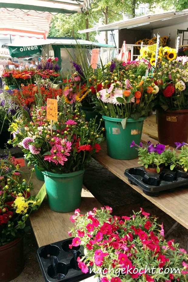 Blumen am Frankenberger Markt Sommer2015